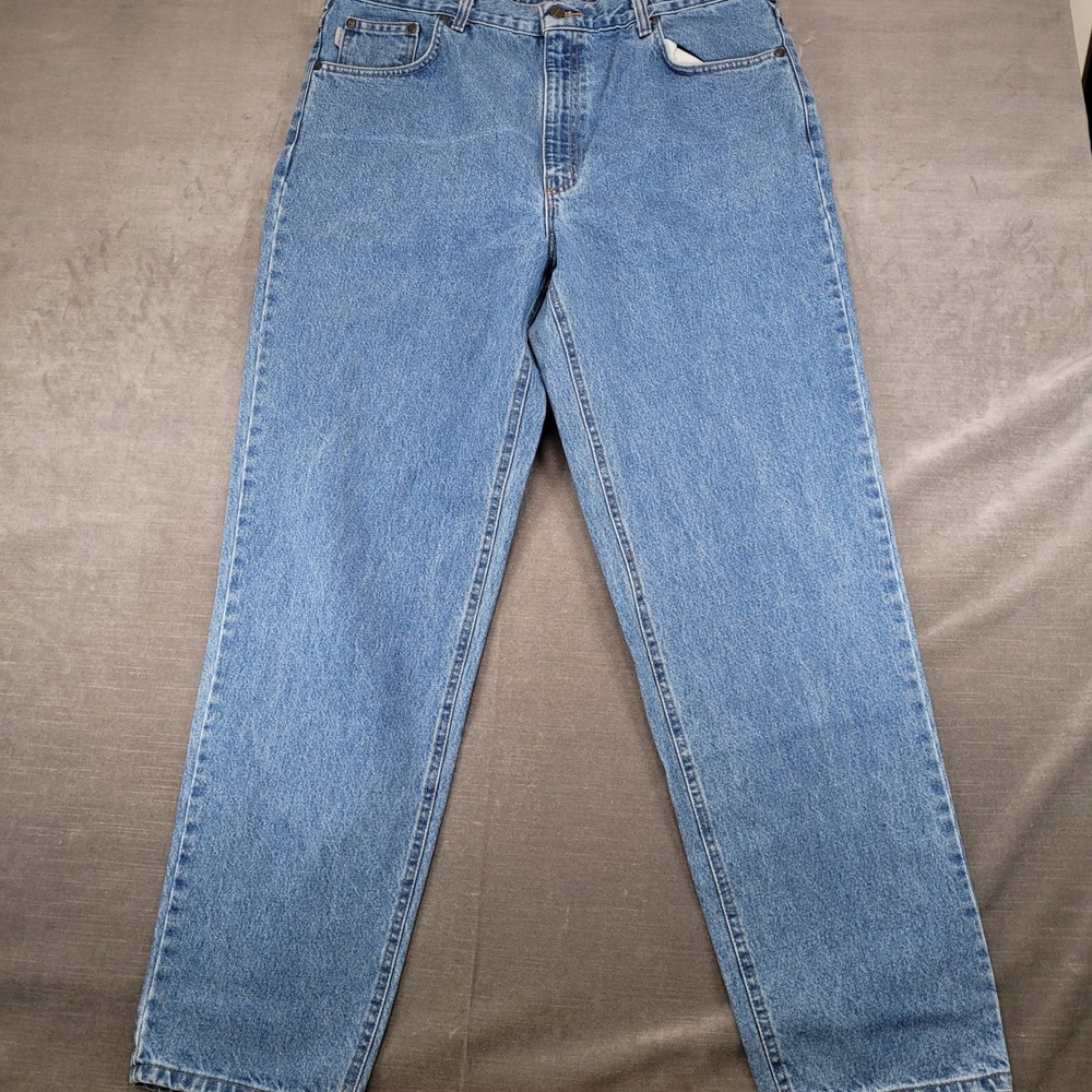 Carhartt B17-STW Relaxed Fit Tapered Leg Jeans Mens Actual Sz 38x34 Blue Denim